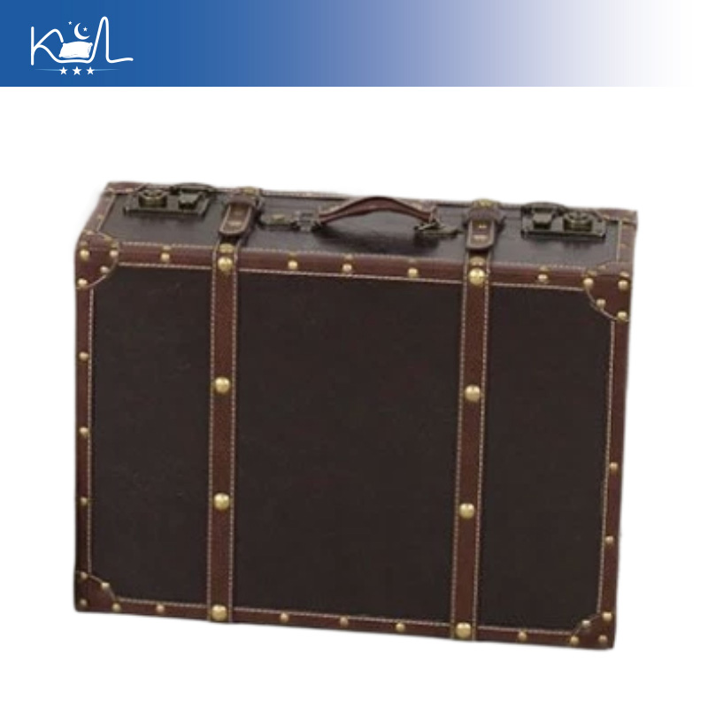 Vintage Brown Decorative Suitc - đánh giá và giá Retro Vintage Trunk Suitcase