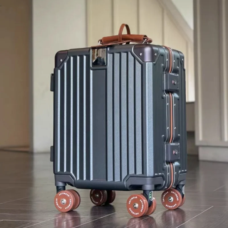 14‘’ Rolling Luggage Lightweig - đánh giá và giá Aluminum Frame Carry On Luggage
